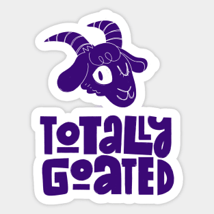 Totally Goated Sticker